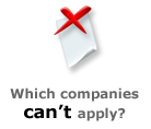 Which Companies Can't Apply
